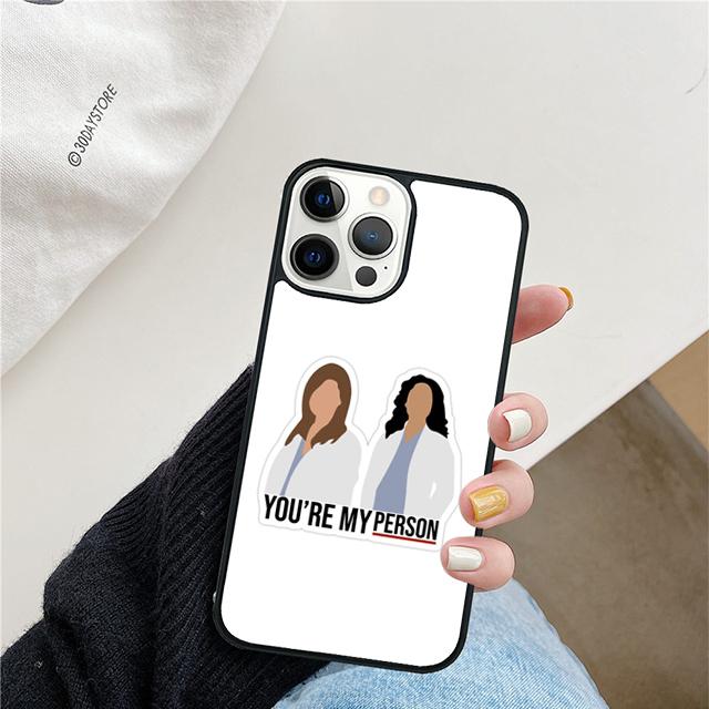 Greys Anatomy You're My Person Phone Case For iPhone 17 Air 15 16e Cover 11 13 14 Pro Max 12 Plus Max Fundas