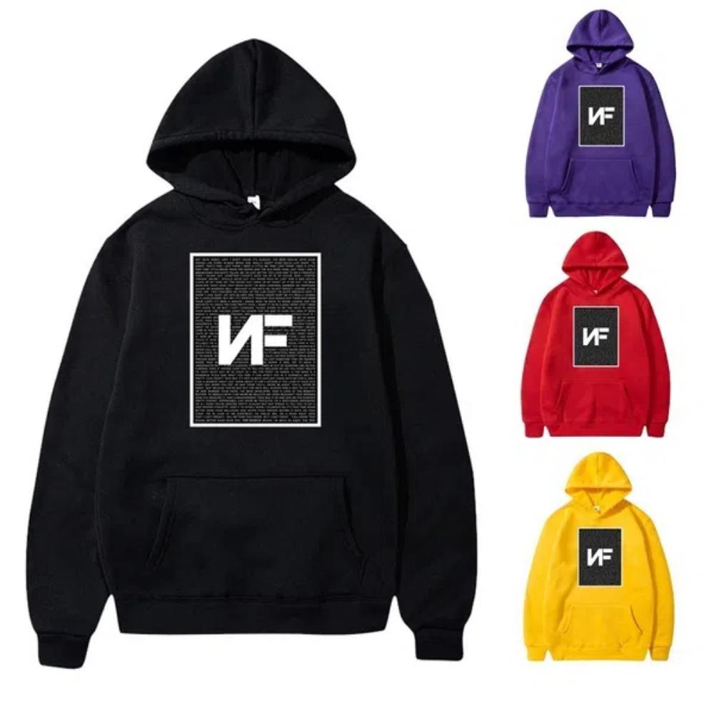 

11 кольорів NF Printed Hoodie Cozy Hoodie XS сірий