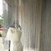 Straight Line Straight Line Curtains 100cm*200cm Tassel Curtains  Wedding Decoration