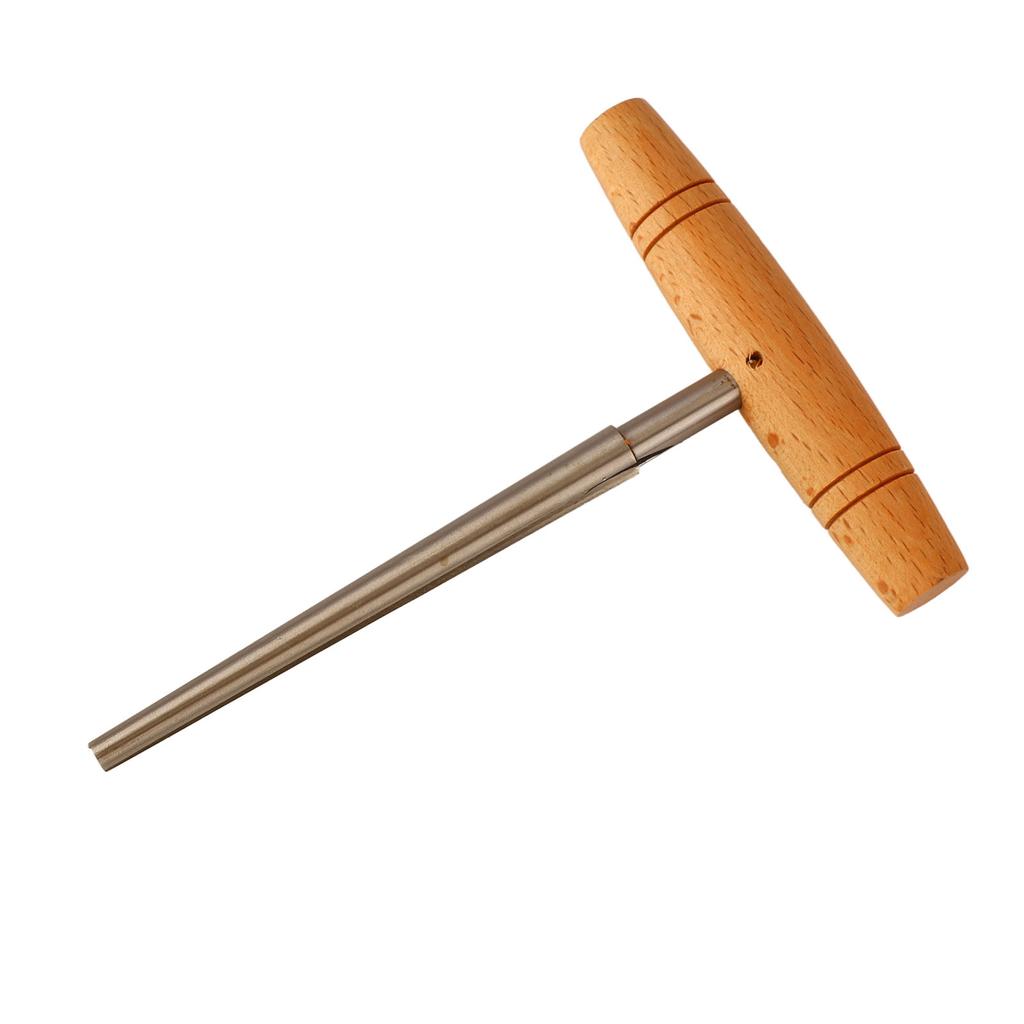 Gitarren-Stiftloch-Reamer Handgehaltene Endstiftloch-Reamer Reaming Schneidwerkzeug mit Massivholz-T-Griff