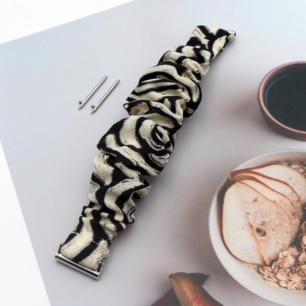 20mm Watch Band Strap Scrunchie Watchband for Samsung Galaxy Watch 7 Band 6 5 4 Active 2 FE 40mm 44mm/Watch 6/4 Classic/5 Pro