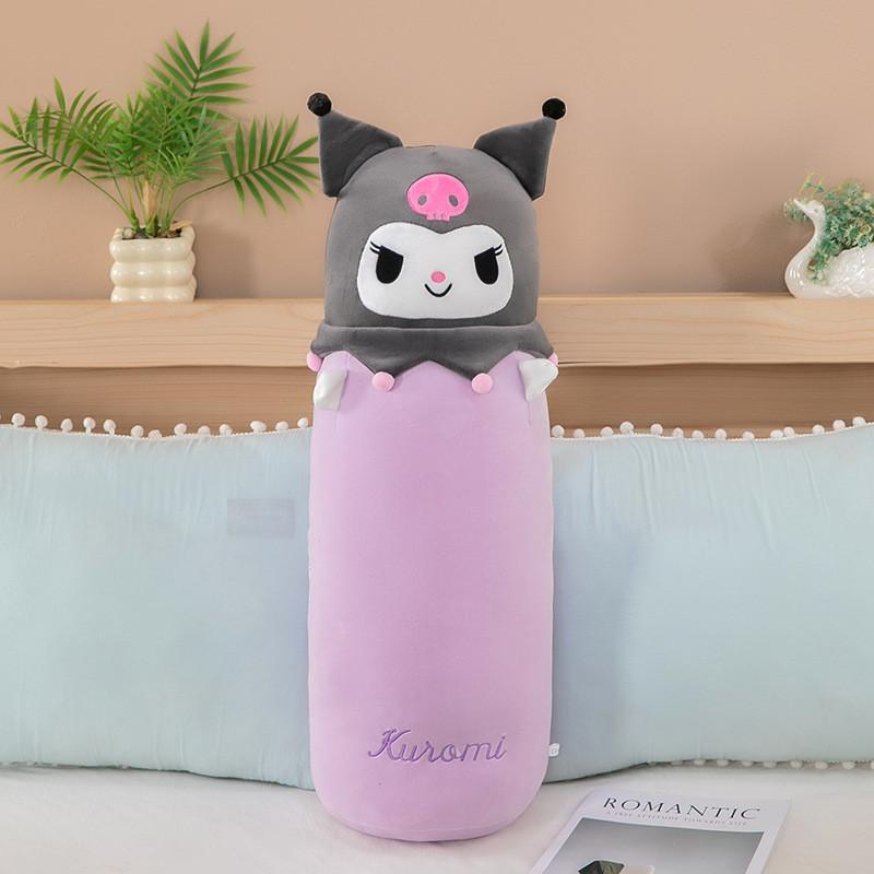 Kuromi Melody Stitch Cinnamoroll Hello Kitty Plush Cushion With Pp Cotton Filling For Bedroom Decor And Comfort Kuromi,60cm