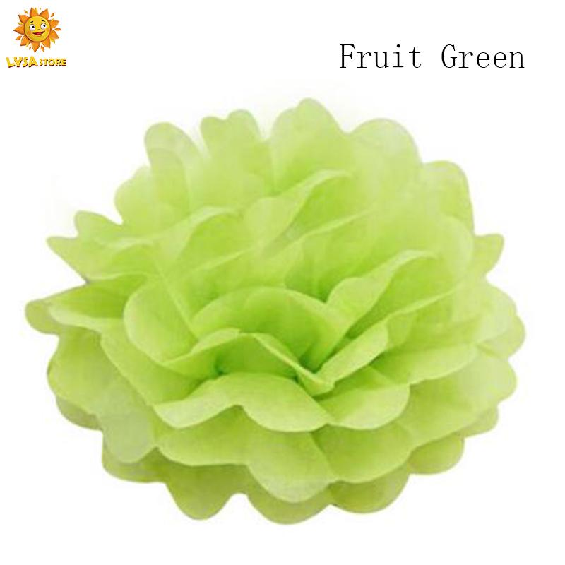 10inch 25cm European And American Party  Decorative Paper Flower Ball Handmade Garland For Wedding Dress Up Birthday Gathering