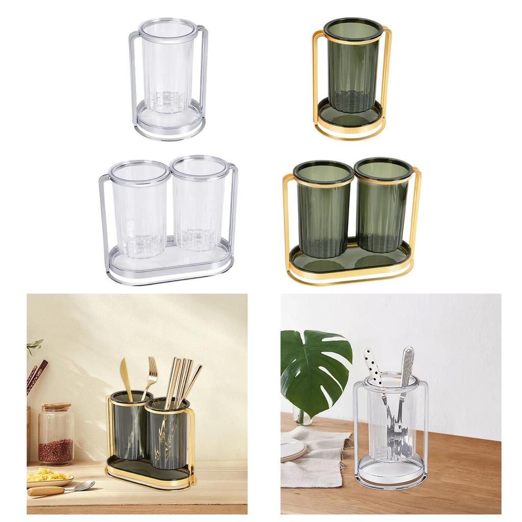 Chopsticks Holder Drying Rack Tableware Stand Spoon Fork Cutlery Organizer Countertop