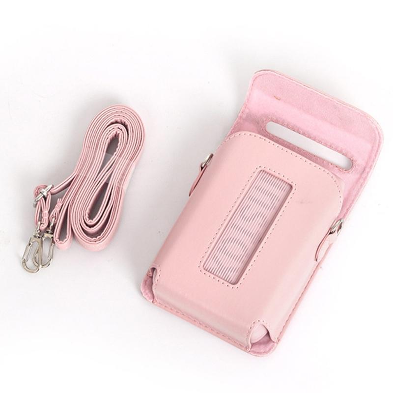 Durability Carrying Case For Mini Link 3, Water Resistant PU Leather Travel Pouch PU Holder With Soft Lining Sleeve