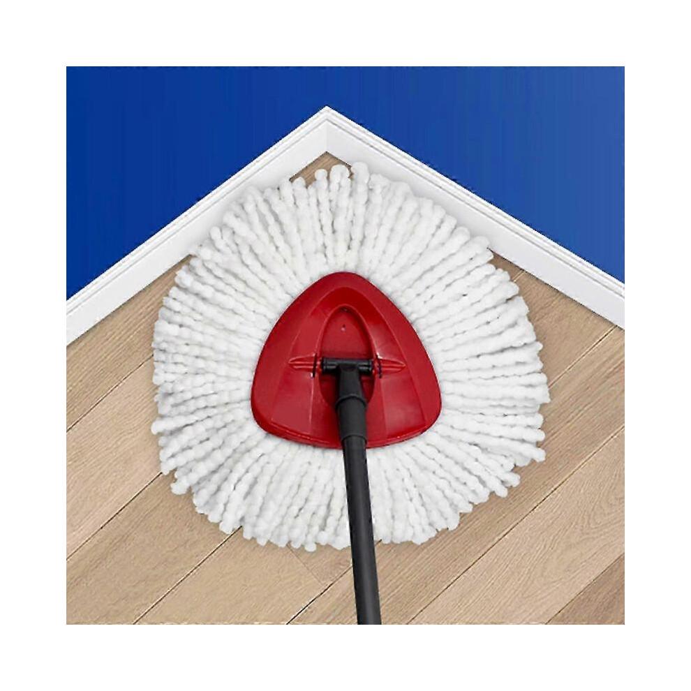 Pack of 2 Turbo Mop Heads Microfibre Cleaning Head for Effective Cleaning
