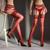 Aurora Dot Suspender Stockings Women's Over Knee Long Tube Lace Socks Pure Sexy Oily Lace Integrated Suspender Socks d