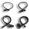 27cm Black3/ 4-Pin PWM Fan Cable Separator Extension Cable for 1-4/3/2/1 Way Connections Computer Hardware Accessory