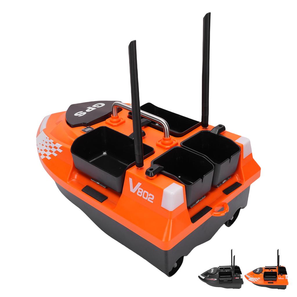 Barcă de Nădire RC 500m Telecomandă 4 Compartimente Nădire Încărcare 3KG Barcă de Nădire RC pentru Pescuit Suport 160 Pescuit Sp