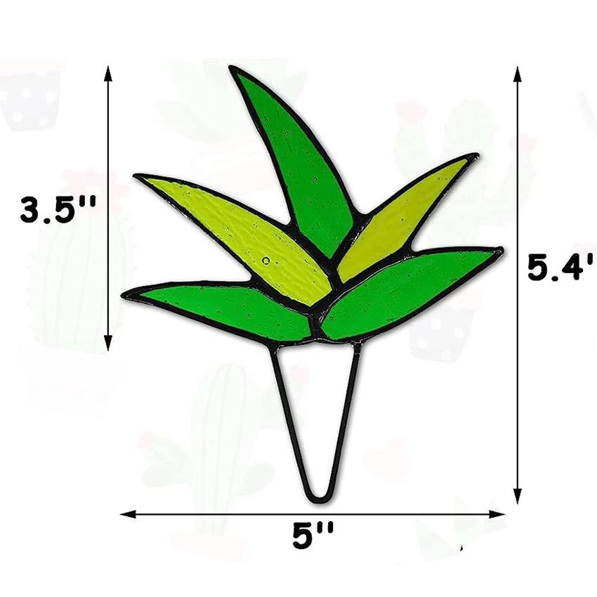 

Ручная работа Красочный Акриловый Кактус Суккулент Тропическое Комнатное Растение Орнамент Ловец Солнца Для Сада Дома Офиса Настольное Украшение