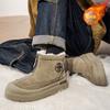 Snow boots winter velvet thickened warm large cotton boots sub-zero cold-proof high-top thick-soled cotton shoes