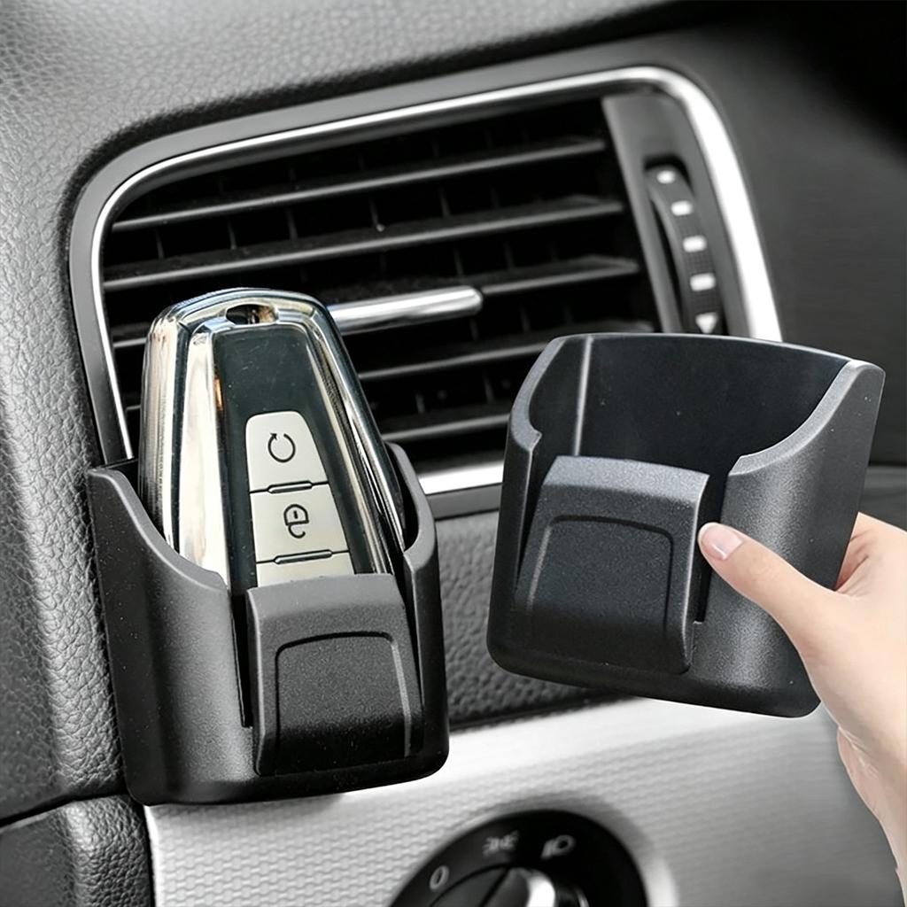 Plastic Car Key Holder Box Wall Mounted Key Card Organiser Rack Auto Storage Supplies