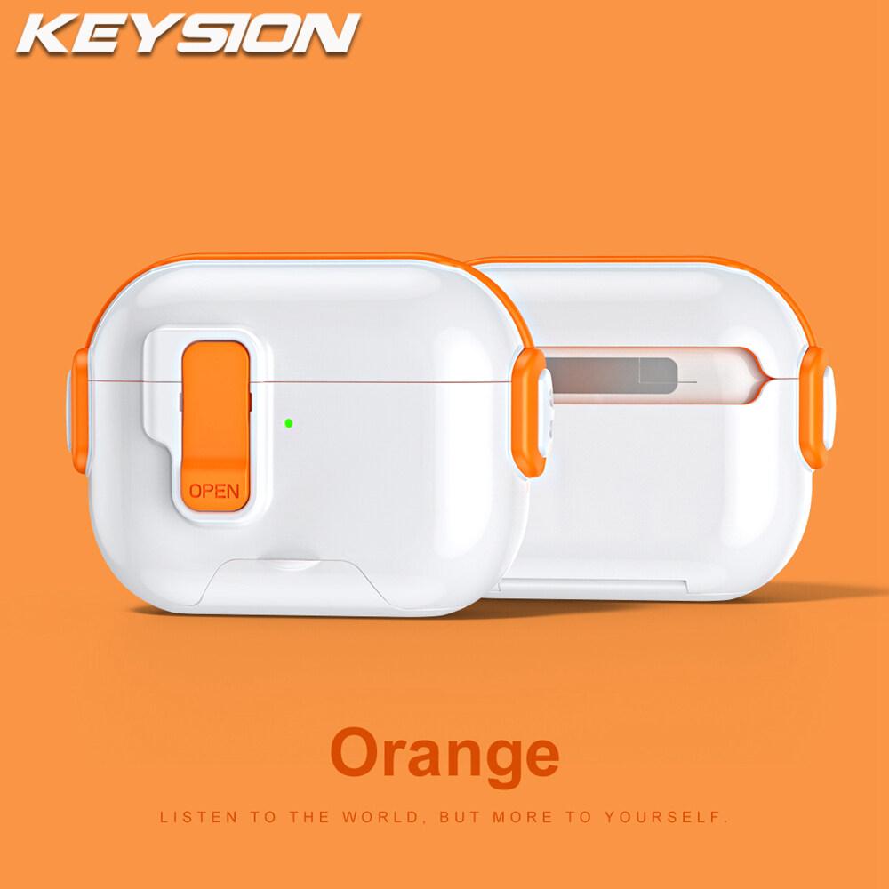 KEYSION Magnetic Automatic Switch Earphone Case for Airpods Pro 3 2 Hidden Phone Stand Shockproof Headphone Cover for AirPods 4