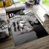 Mbappe Customize Your Name Floor Rug Office Rug Suitable for Foyer Balcony Outdoor Playrooms Antislip Carpet Anime Office Decor