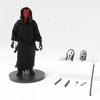 In Stock: Ghostface Deluxe Edition Movable Figure with Ghost Cape – The Scream Deathly Hallows Face-Changing Model.