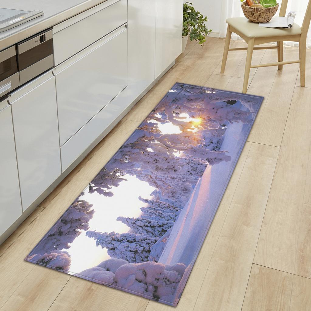 Kitchen Sand Wardrobe Shoe Cabinet Long Floor Mat 60 * 80