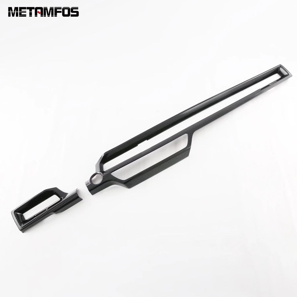 For Honda CR-V CRV 2024 2025 Carbon Fiber Center Console Dashboard Panel Air Condition Vent Outlet Trim Car Accessories