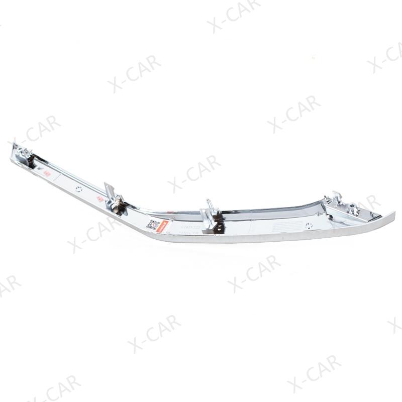 Front Bumper Headlight Foglamp Lower Chrome Trim Strip Molding Decorative Cover Lid For Mitsubishi Eclipse Cross 2018 -