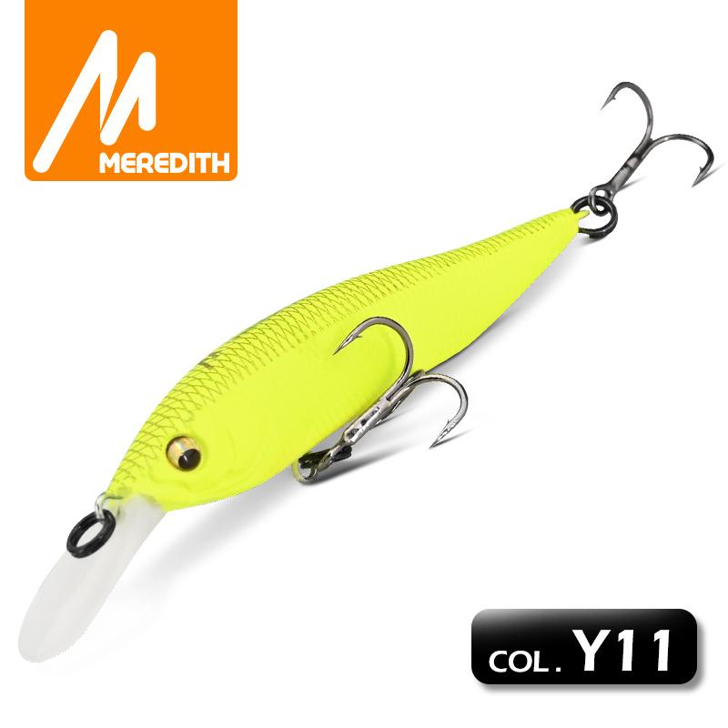 

MEREDITH X-NANAHAN+1 Fishing Lures 75mm 7g JerkMinnow Slow Singking Wobblers Bass Artificial Baits carp fishing goods MaxDepth 2.4M