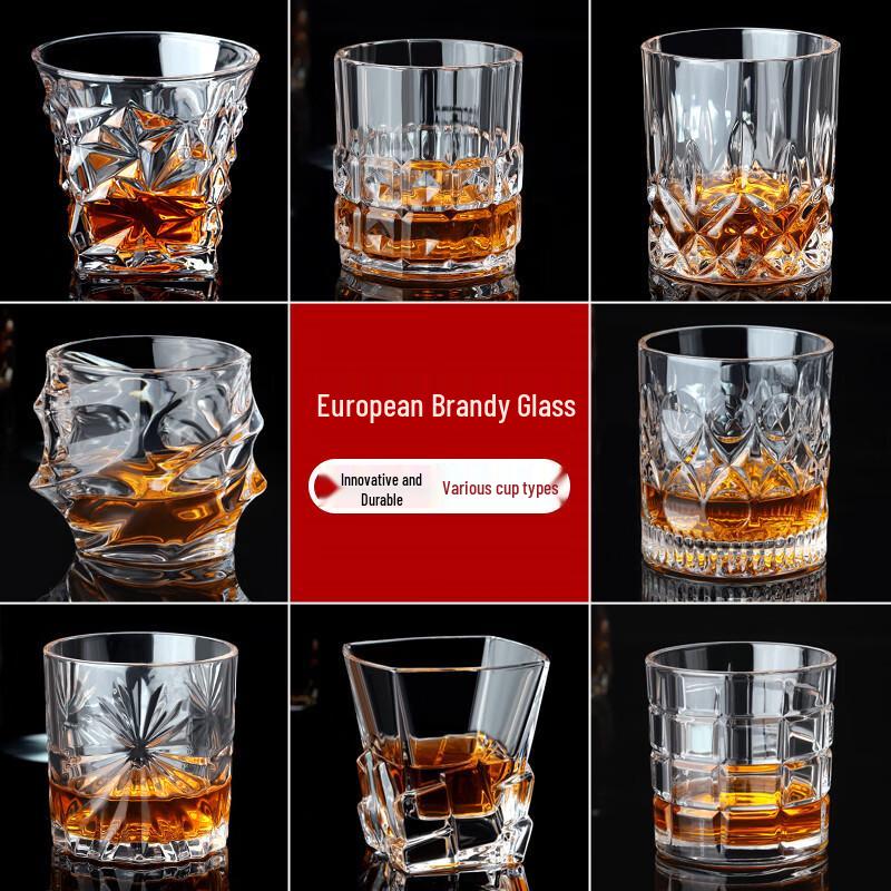 Sikaizhuo Elegant Glass Whiskey & Beverage Tumblers