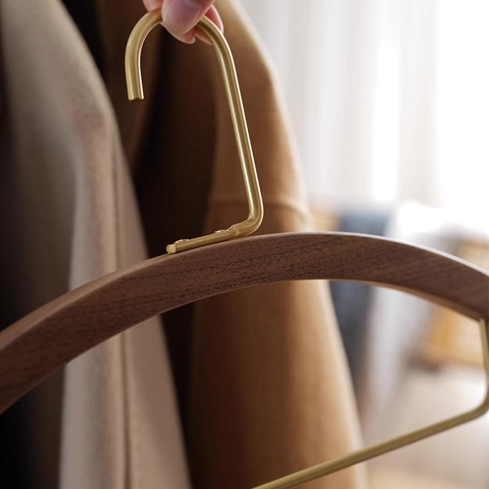 Natural Wood Hanger for Coat Thickening Widen Wood Clothes Hangers Clothes Store Display Hanging Rack Wardrobe Storage Organizer