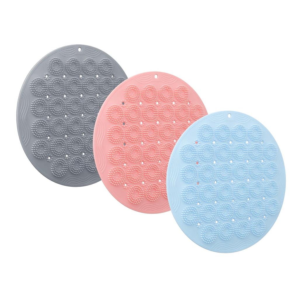 Bathroom Bath Cushion Brush Back Cushion Bath Non Slip Multifunctional