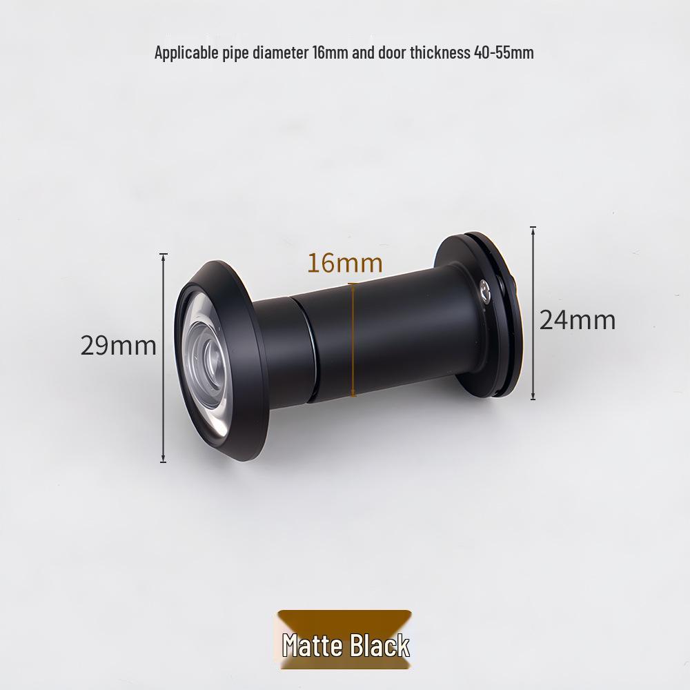 Zinc Alloy Anti-Pry HD Glass Door Peephole for Home Security