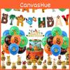 Lion King Children's Birthday Party Banner Decorations Simba Animation Cake Inserts Balloons Pull Flags