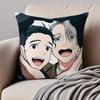 Elegant Sports Anime YYuri on Ice Cushion Cover Pillowcase Antidustmite Invisible Zipper Short Plush Sofa Cushion