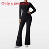 Yoga Jumpsuit With Moisturewicking Fabric Long Sleeve For Fitness And Workout
