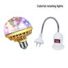 LED Rotating Magic Ball Light Bulb E27, Multi-Color Stage & KTV Light with Laser Flashing Effects.