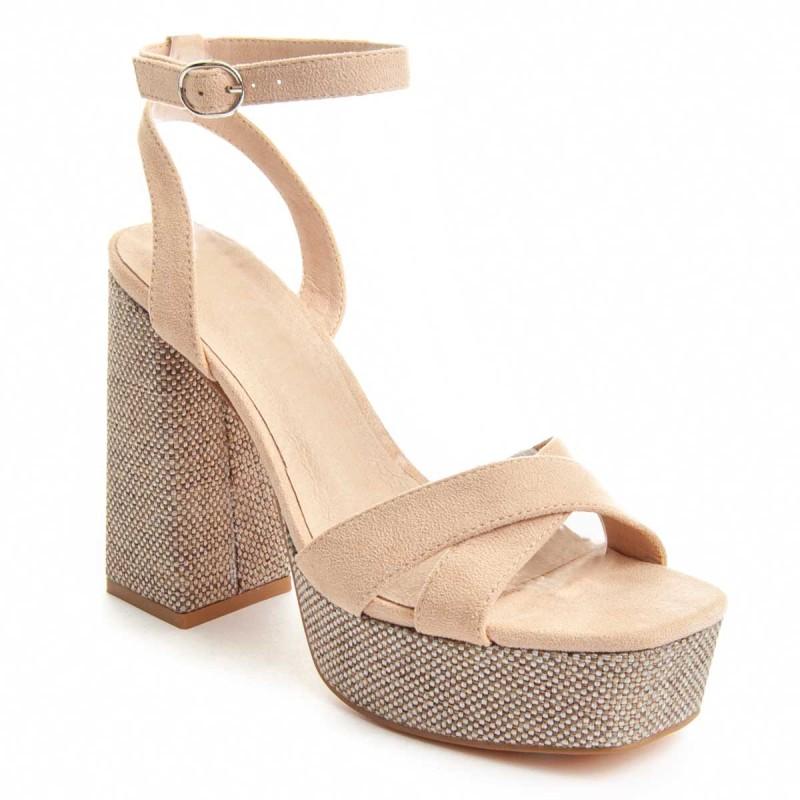 Sandália de Salto Alto para Mulher.  Montevita  Festsand8  88528