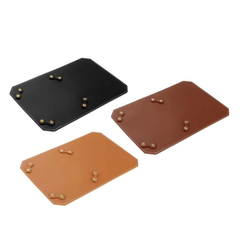 Antiskid Stove Pad Durability Leather Mats Stove Base Hiking Stove Equipment for Camping and Picnics