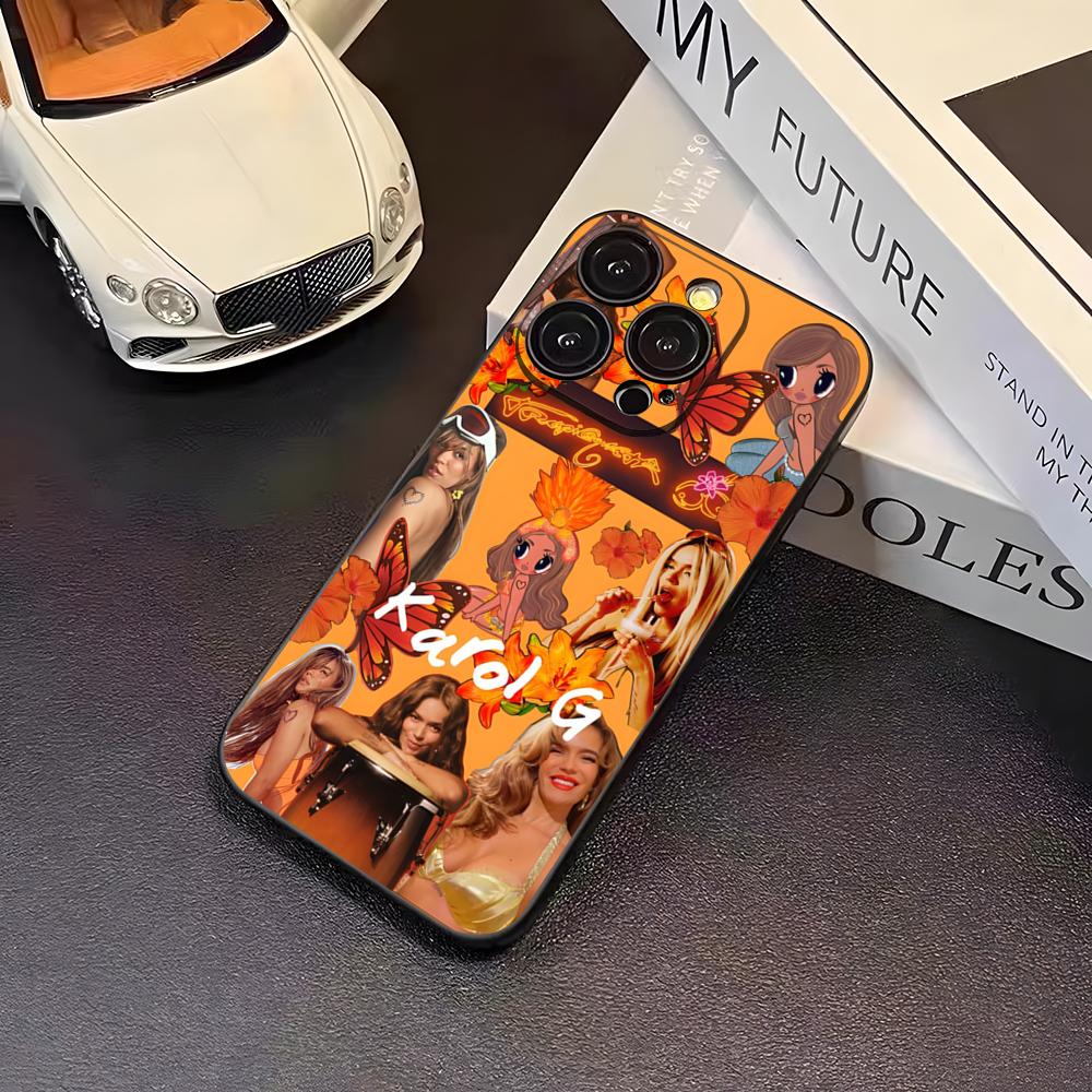 

K-Karol G Tropicoqueta Phone Case For 16 Pro Max Iphone 17 Pro Max 14 15 Plus 12 13 11 Pro Xr X Xs SE Back Cover iPhone 17