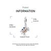 Ahthen Copper Bead Charms Crab Dangle Charm Fit Snake Chain Bracelets Necklaces for Women Jewellery Making High Quality