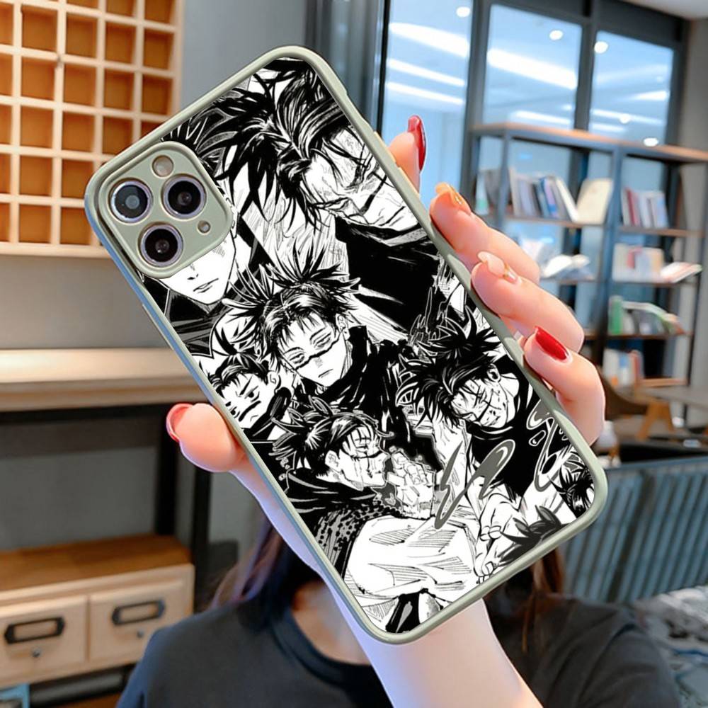 Anime Jujutsu Kaisen Choso ART Phone Case for iPhone 16 15 14 11 12 13 Pro Max X XS Translucent Matte Cover