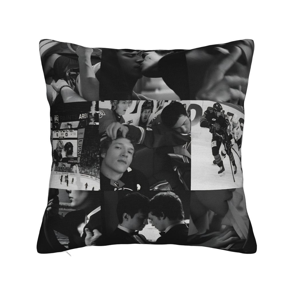 Heated Rivalry Shane Hollander Ilya Rozanov Printed Pillowcase Cushion Cover Hudson Williams Connor Storrie Throw Pillow Cover
