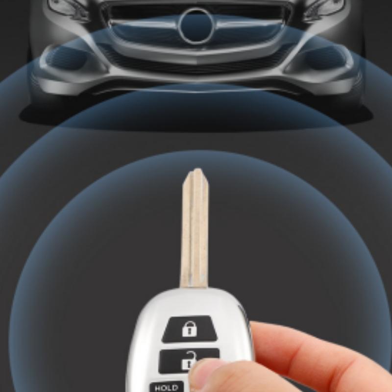 4 Buttons TPU Car Remote Key Case Cover For Toyota Camry Prius 2012 2013 2014 2015 2016 2017 Corolla RAV4 Shell Accessories