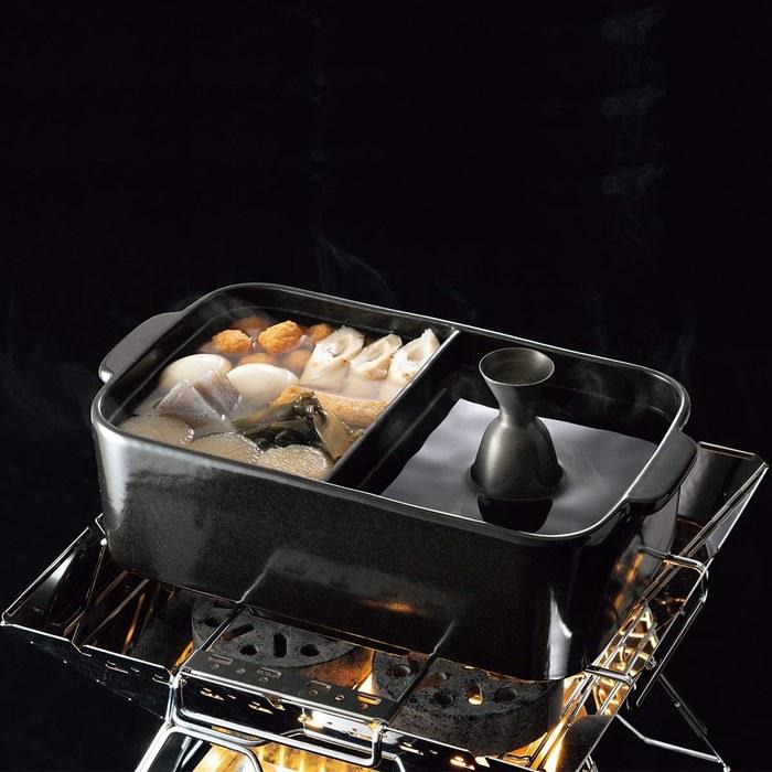Logos Portable Hot Sake Set 81280308 Gray