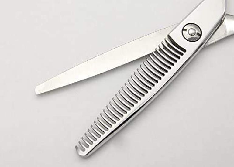 DEEDS GDZ630R Thinning No Groove Thinning Approximately for Professional Hairdressers and Includes Case [PF] Scissors, 30-Tooth, (6.0 inches, Rate