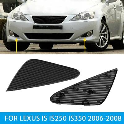 Preto Carro Frente Pára-choques Nevoeiro Farol Lâmpada Quadro Tampa Capô Tampa Acessórios 5243853010 para Lexus IS250 IS350 2006 2007 2008