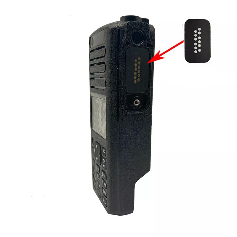 10 stk Fleksibel Højttalerkabelmærkat Til Xpr7350, Xpr7550, Dgp8550, Dp4800, Etc. Walkie-Talkie Sidekabelstik Klistermærke