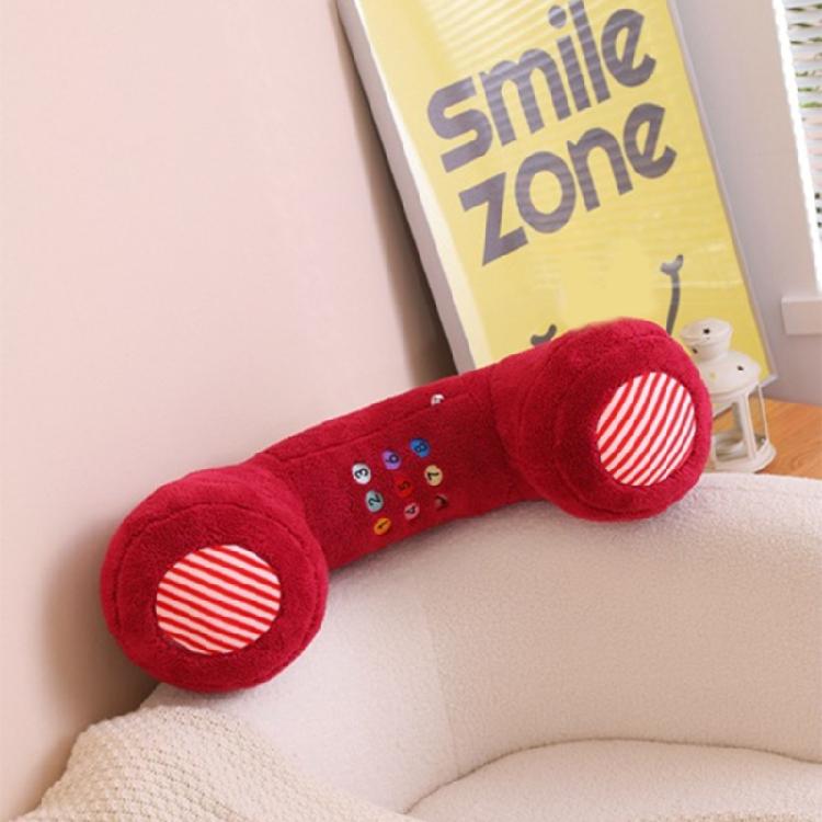 Plush Phone Shape Throw Pillow Creative Seating Cushions for Bedroom Sofa Chair