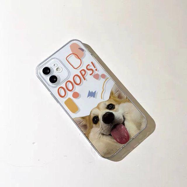 Husă moale pentru telefon, drăguț, pisică, câine, pentru Iphone 14 Pro Max 13 Mini 11 12 Husă din silicon pentru Iphone Xr Xs Max X 7 8 Plus Se2020 6s Se3 6