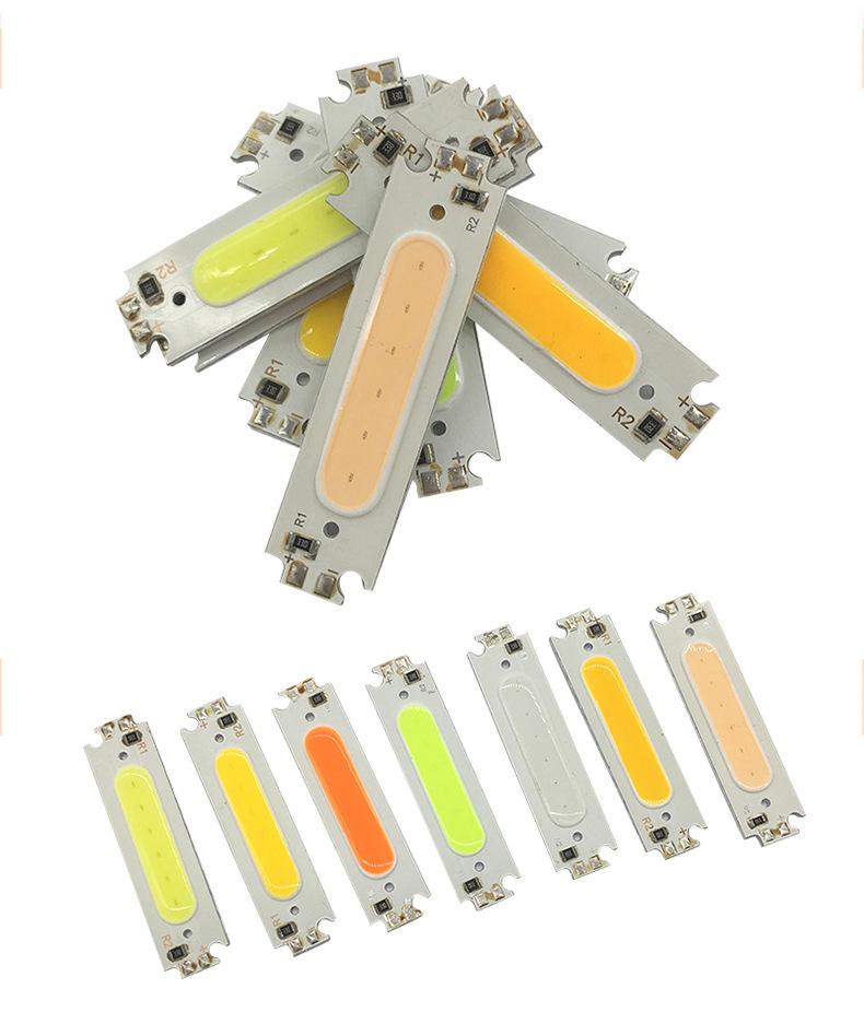 5/10/30 Stück DC 12V 2W Balken COB Lichtchip 60x15MM LED COB Streifenlicht Flutlichtperlen Weiß/Rot/Grün/Blau/Rosa/Lila COB Chips