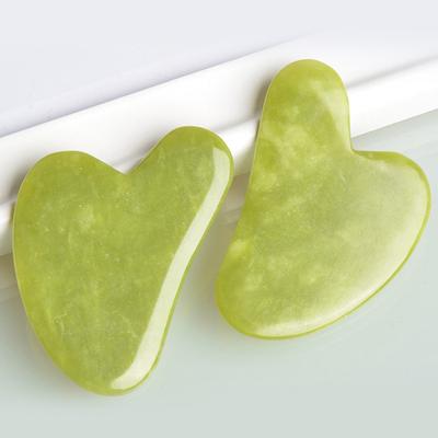 1Pc Natural Guasha Facial Jade Face Body Care Spa Gua Sha Board Massager Tool