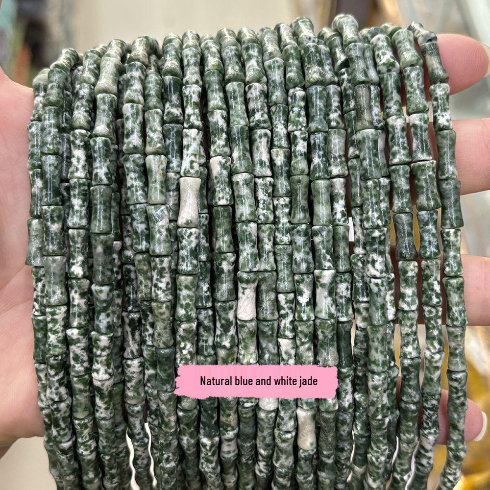 Natural Stone 5x12mm Tube Gemstone Beads for DIY Jewelry Making