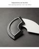 Fan-Shaped Striped Japanese Tableware: Irregular Sushi & Dessert Plate for Home or Hotel.
