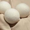 6PCS Natural Fabric Softener Reusable Drying Time Saving Clothing Wrinkles Reducing Wool Dryer Balls