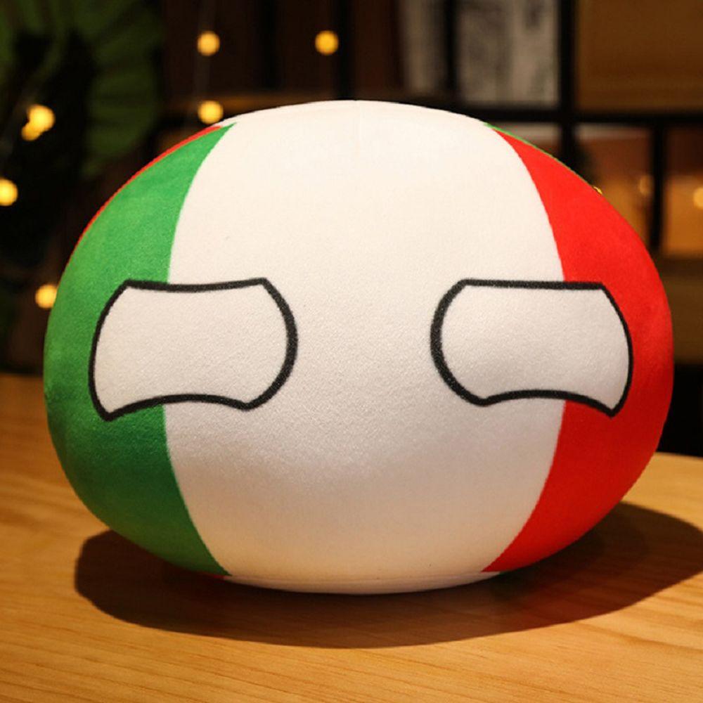 Decorazioni per Borsa Giocattolo Country Ball Portachiavi Peluche Polandball Portachiavi Ciondolo Peluche Country Ball